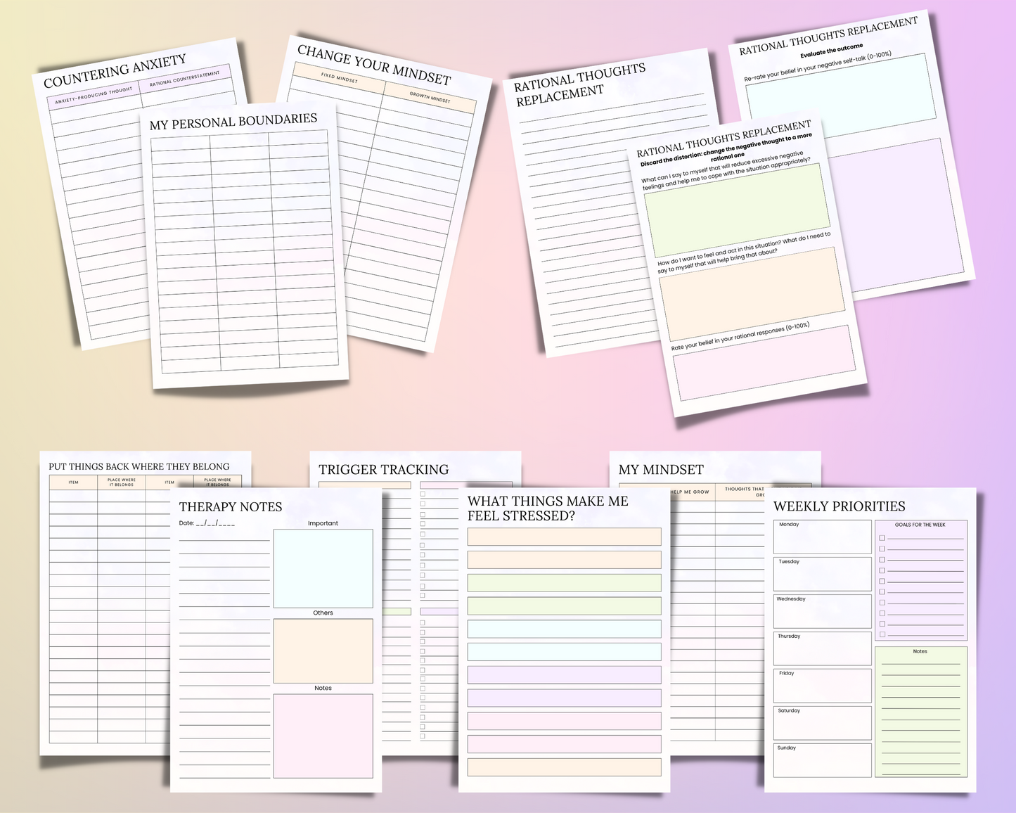 Therapy Journal (Digital & Printable)