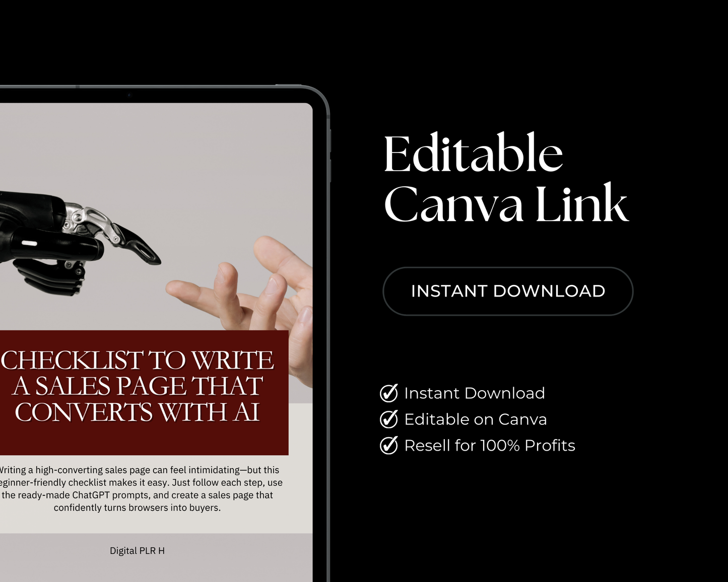 Checklist to Write a Sales Page That Converts with AI
