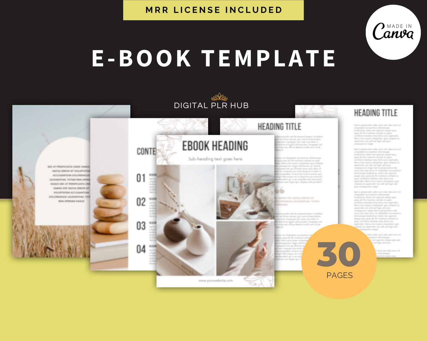 EBook & Workbook Templates MRR Bundle