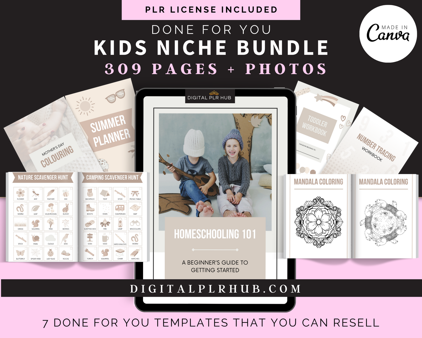 PLR Kids Niche Bundle