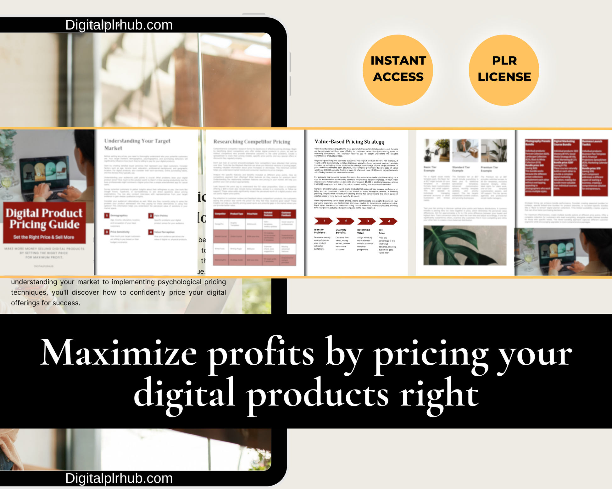 Get an editable Canva template with PLR rights. Rebrand, resell, or use it as a lead magnet to grow your digital business.