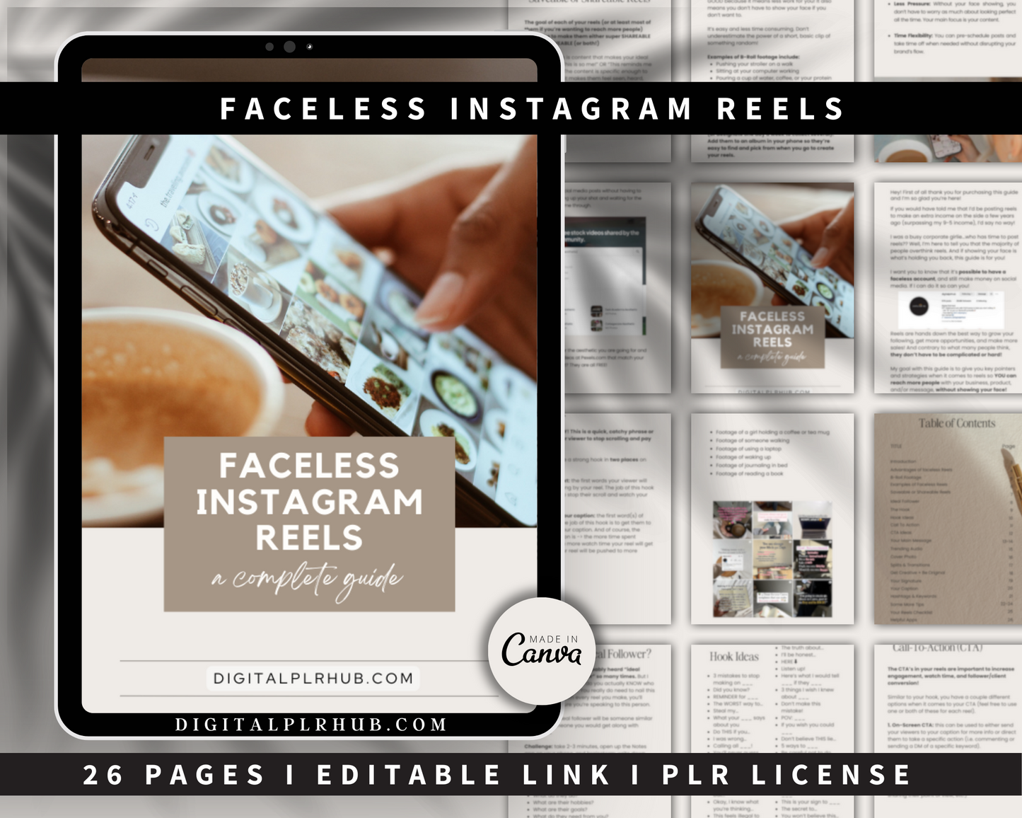 Faceless Marketing Kit