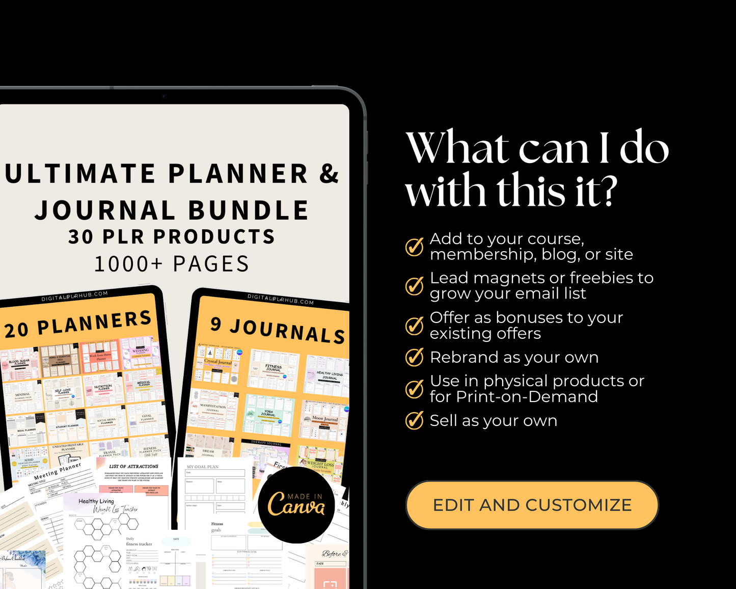 Ultimate Planner & Journal Bundle
