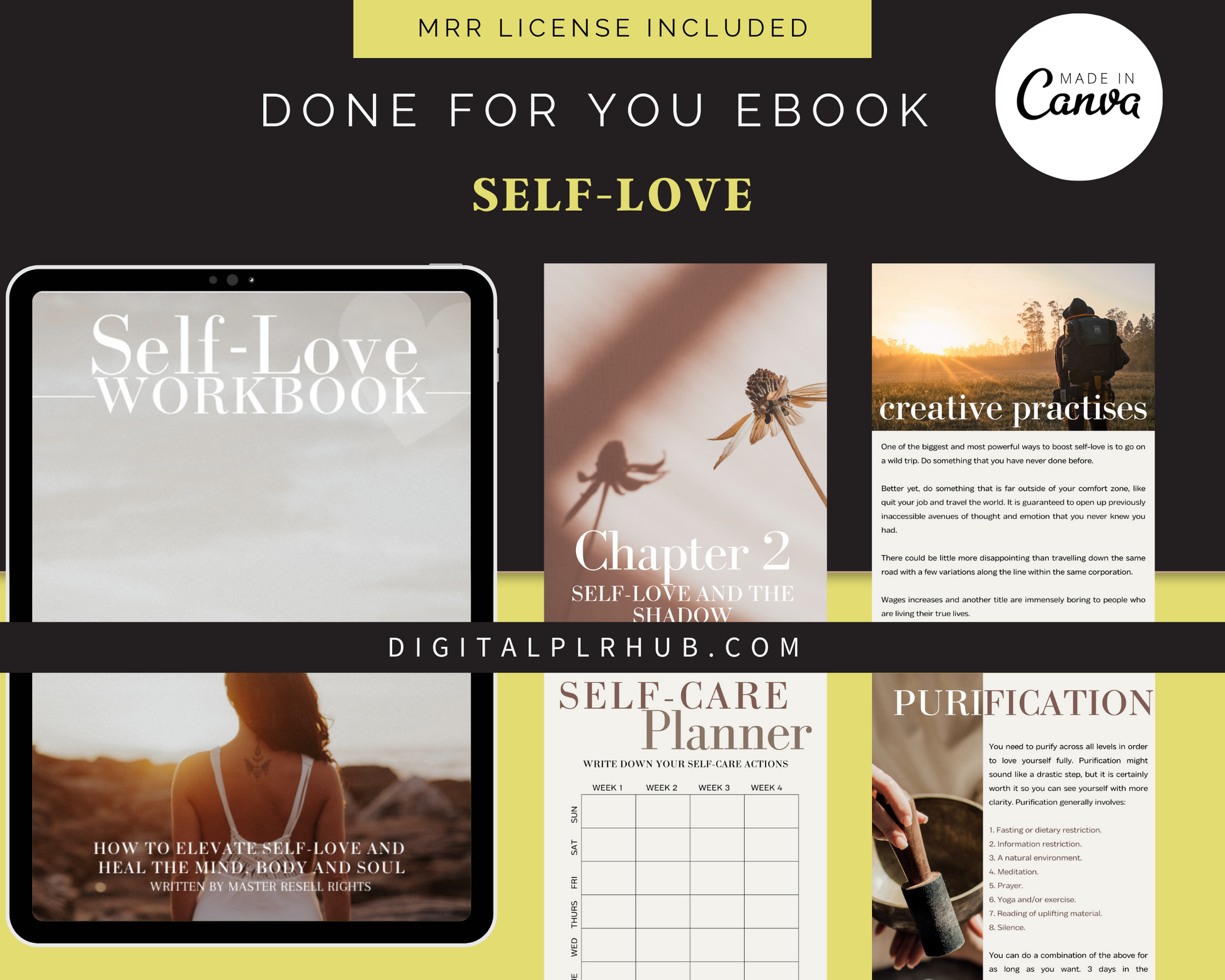 Editable Canva ebook template with resell rights. Perfect for selling digital products online