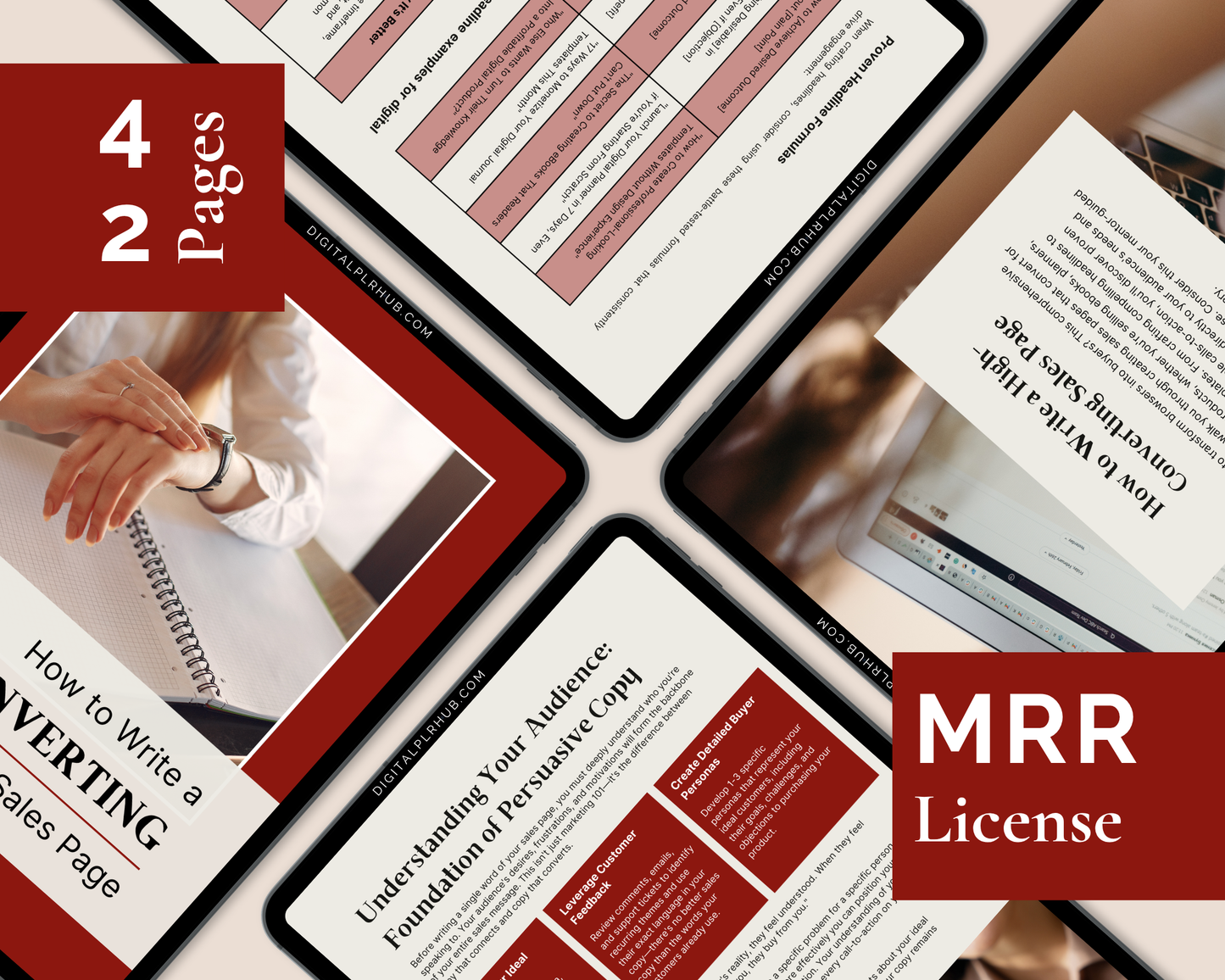 Editable sales page eBook with instant download. Includes Canva template, copywriting formulas like AIDA and PAS, and PLR with resell rights for digital entrepreneurs.