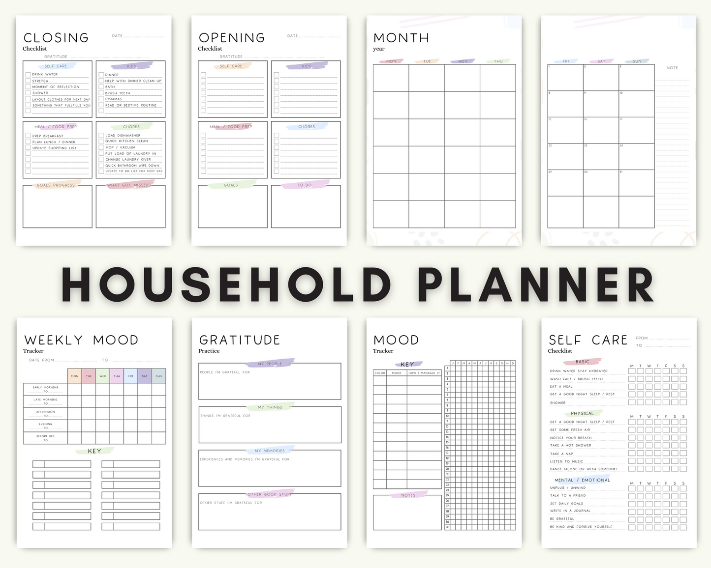 Household Planner Pack