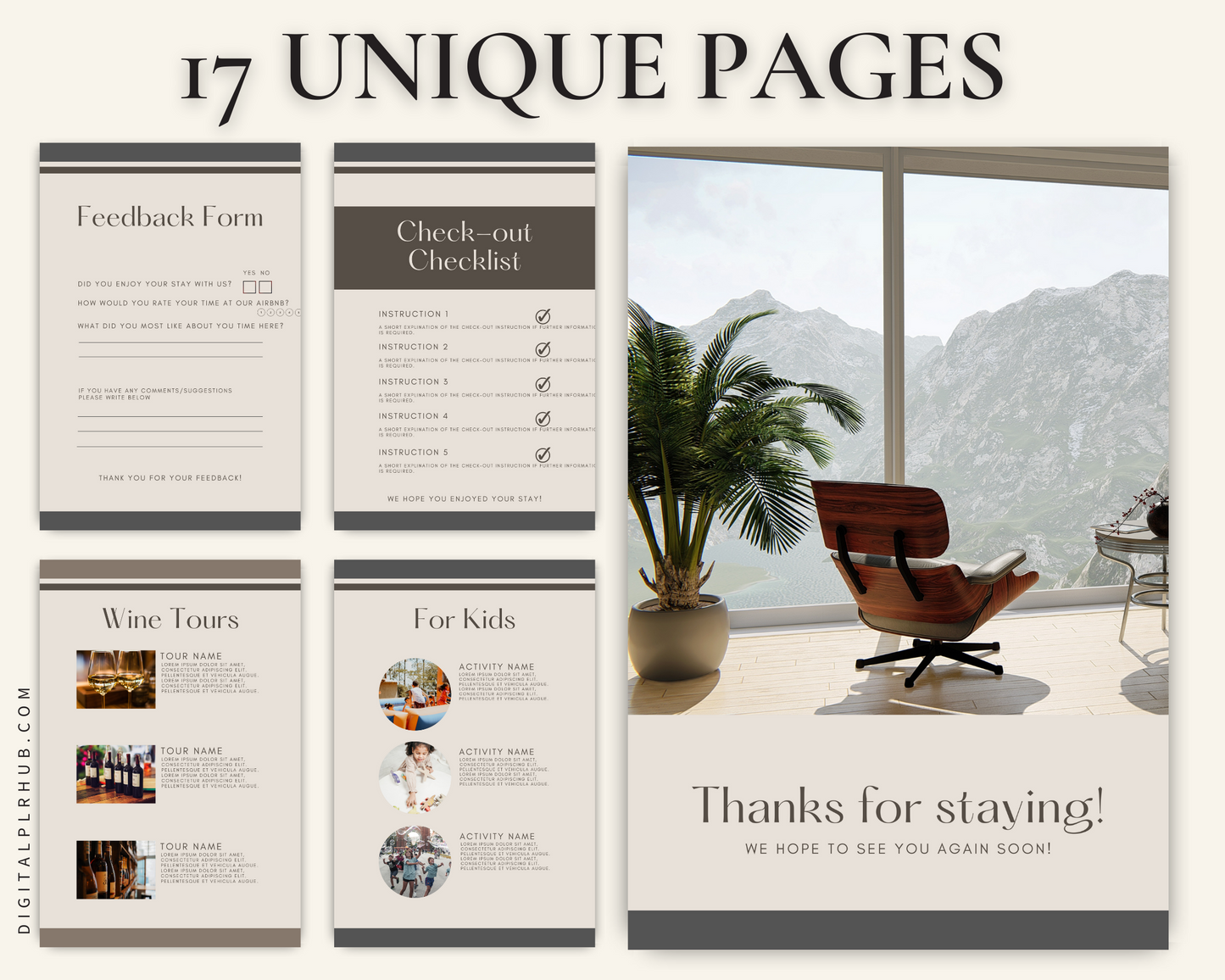 Airbnb Welcome Book Template