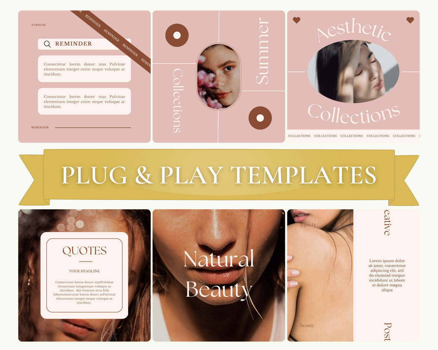Beauty Instagram Templates Pack