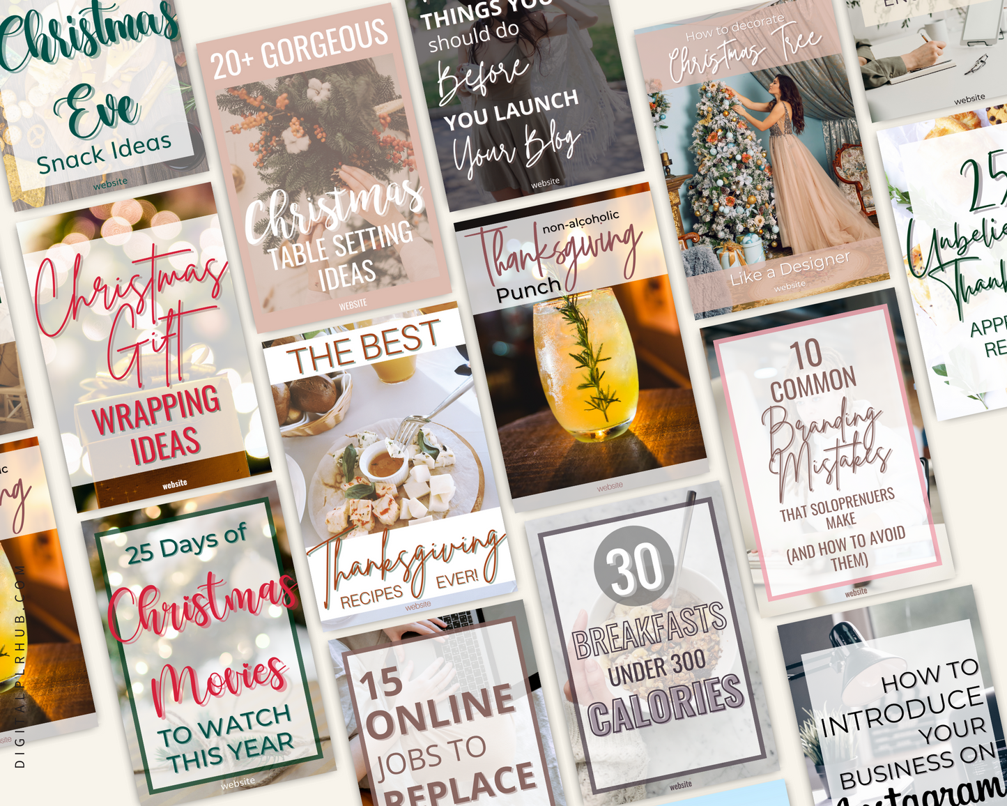 Blogger Pinterest Templates