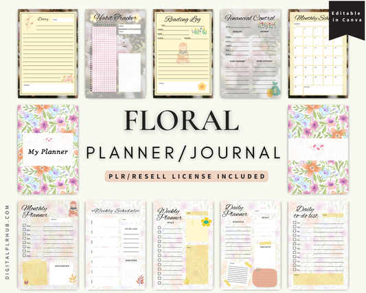 Floral Journal & Planner