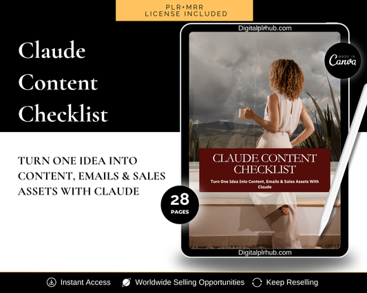 Claude Content Checklist