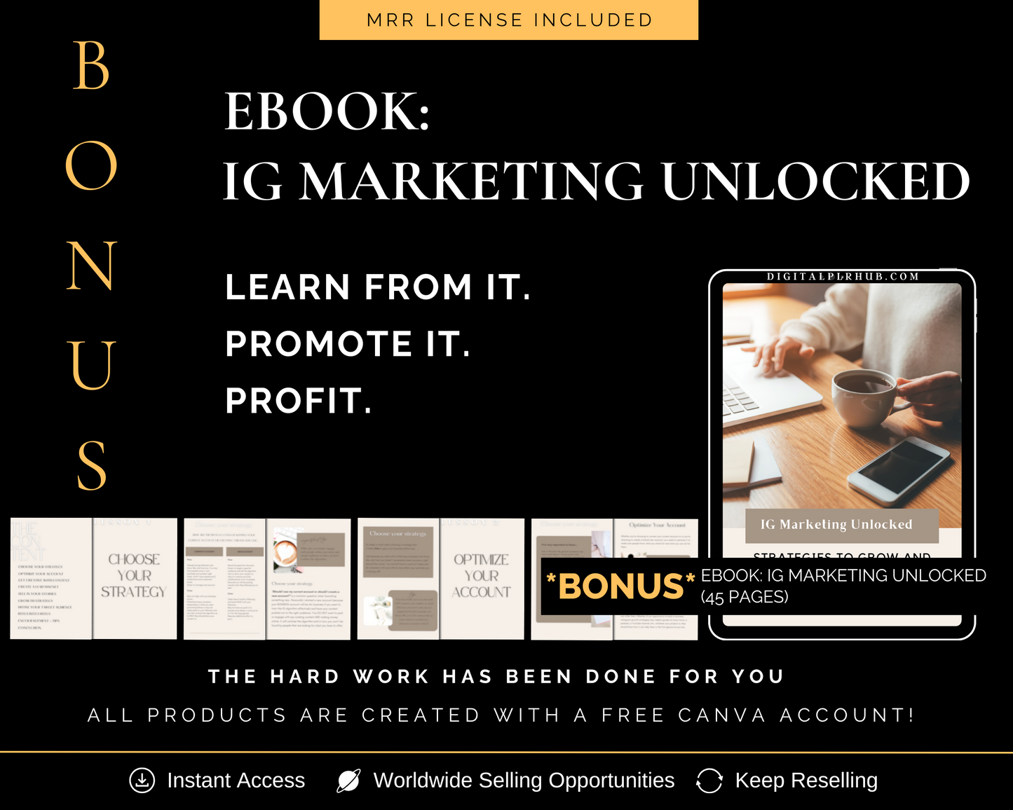 Digital Entrepreneur Carousel Bundle