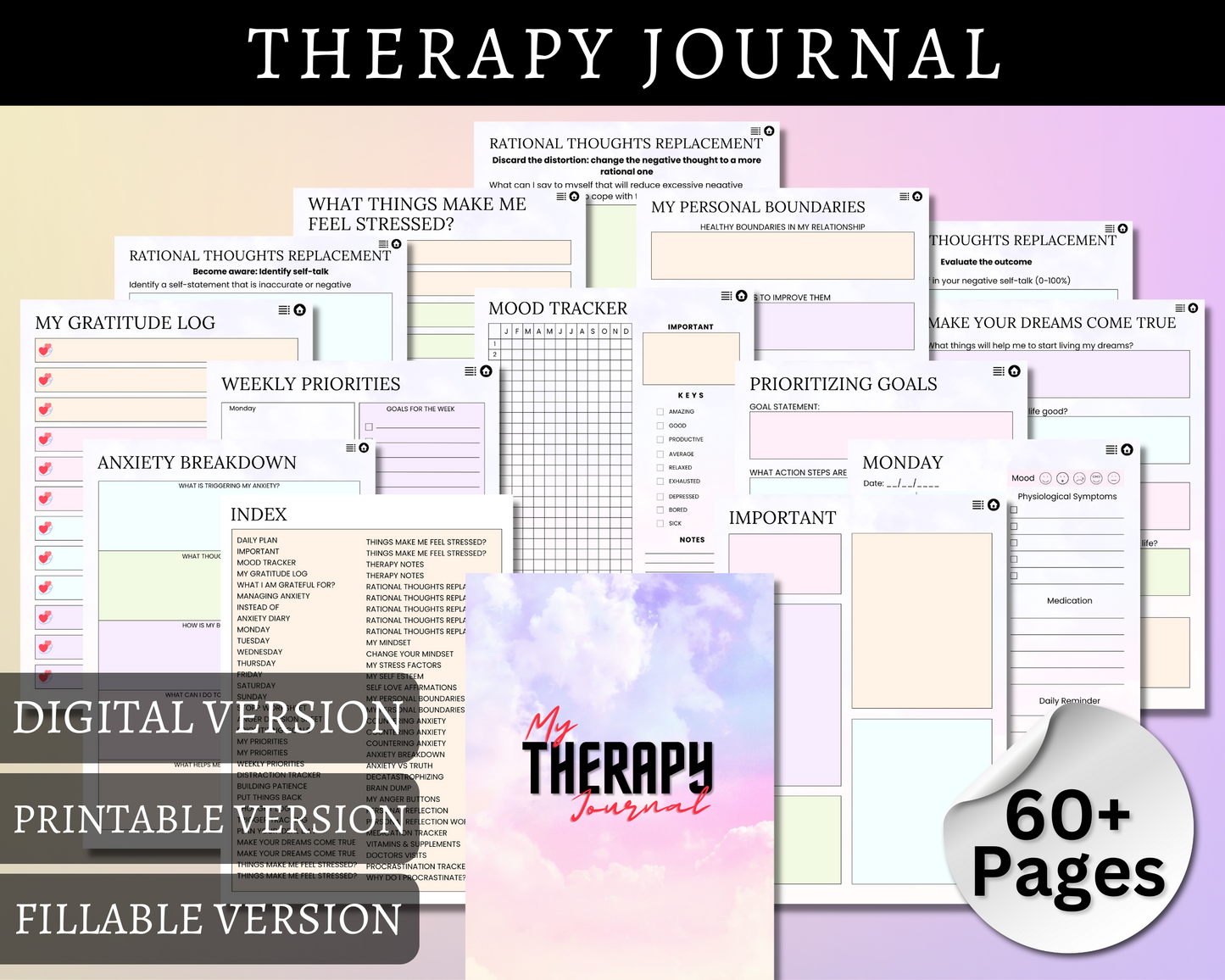 Therapy Journal (Digital & Printable)