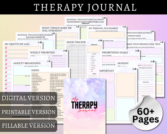 Therapy Journal (Digital & Printable) – Digital PLR Hub