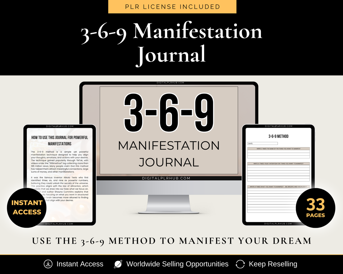 3-6-9 Manifestation Journal