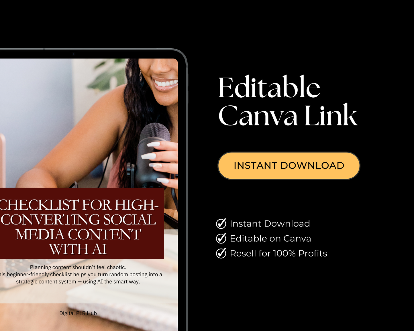 Checklist for High-Converting Social Media Content with AI