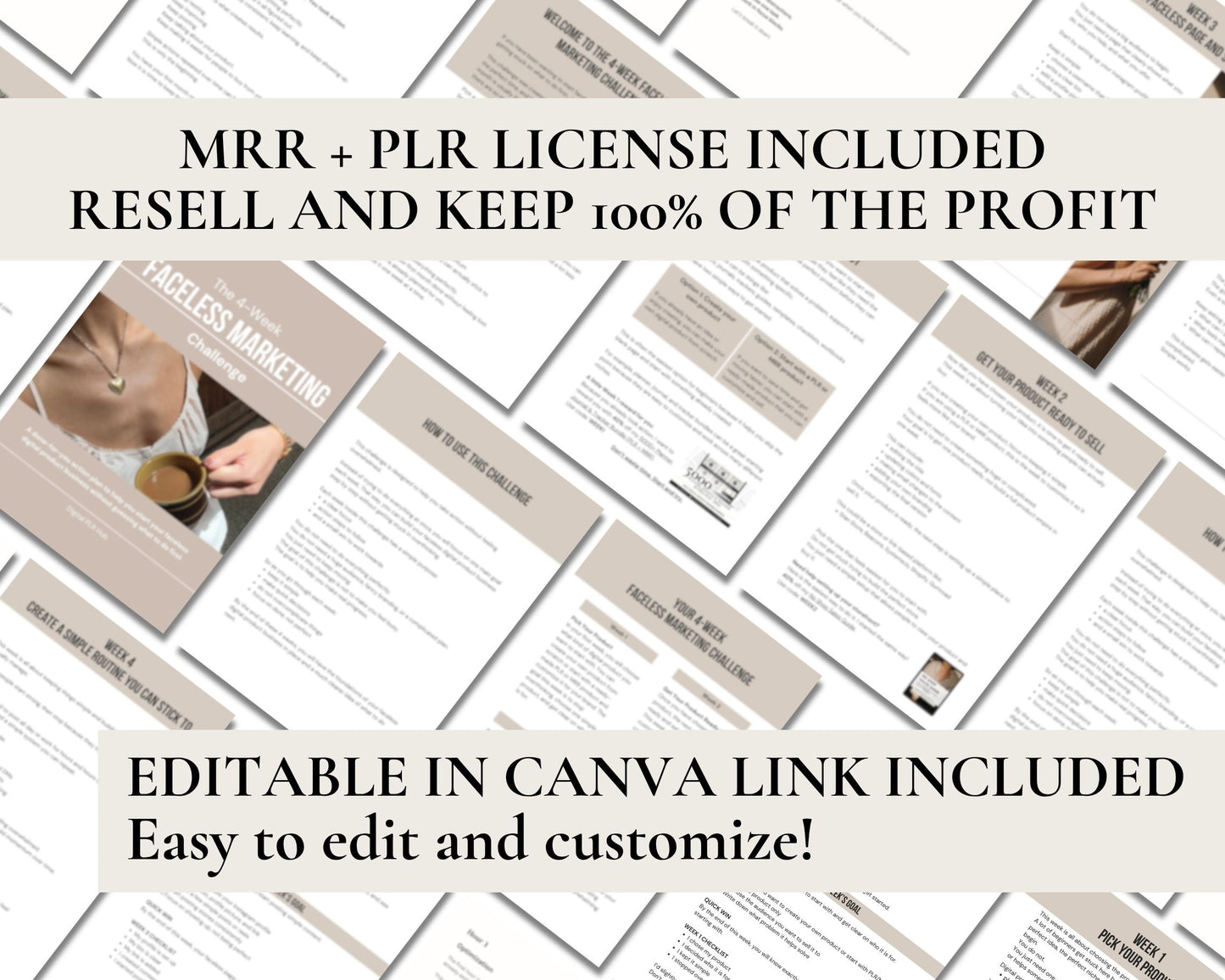 4-Week Faceless Marketing Challenge