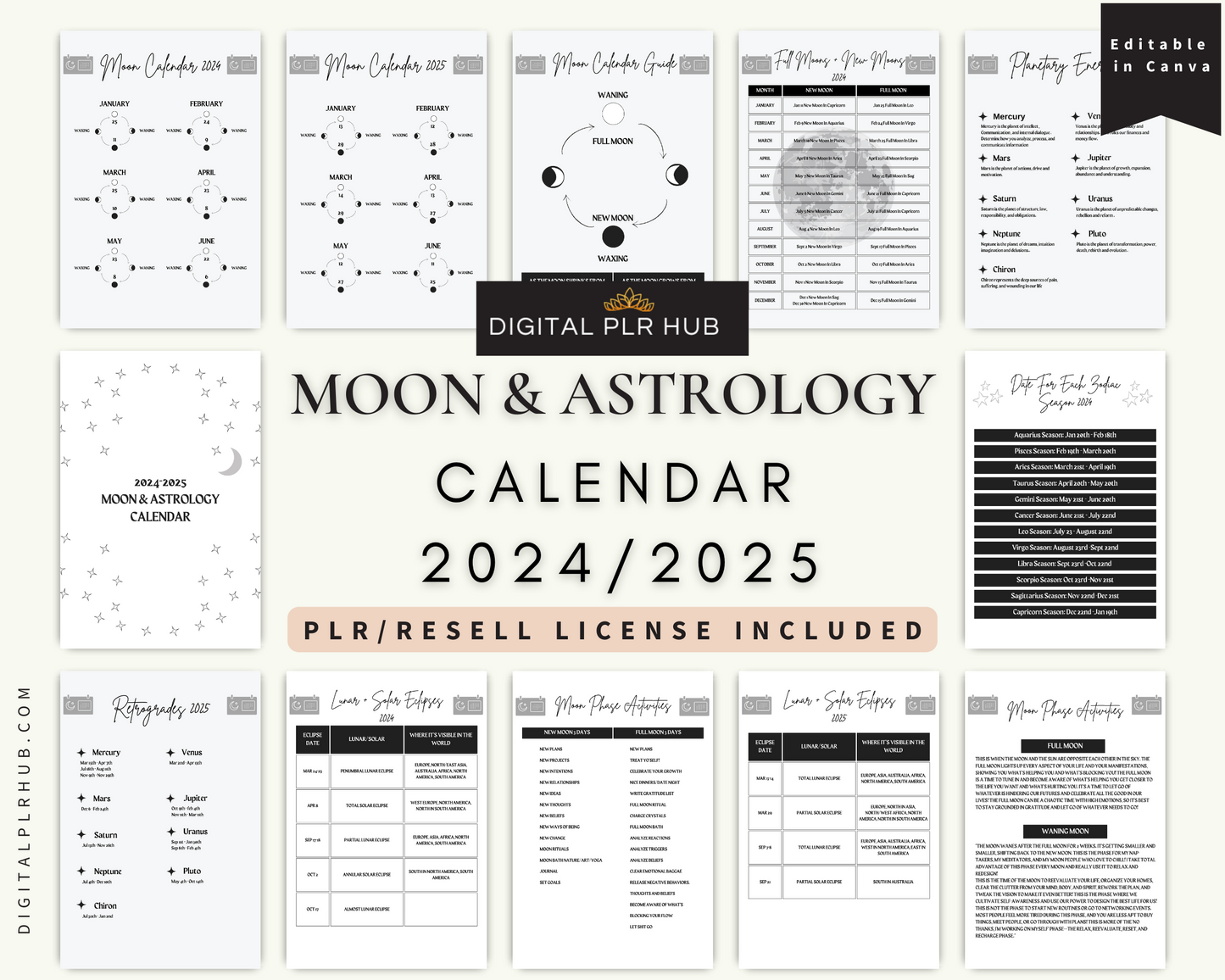 Moon & Astrology Calendar