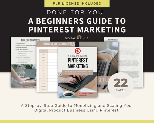 PLR A Beginners Guide To Pinterest Marketing
