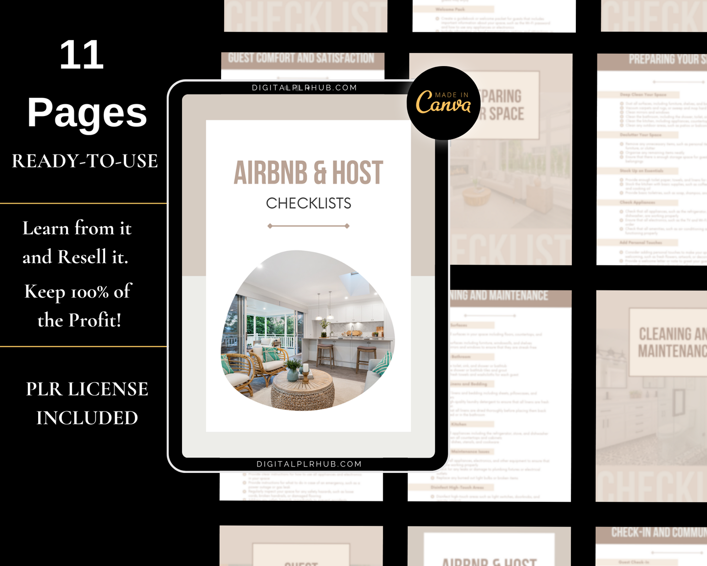 PLR AirBnB Hosting  Bundle