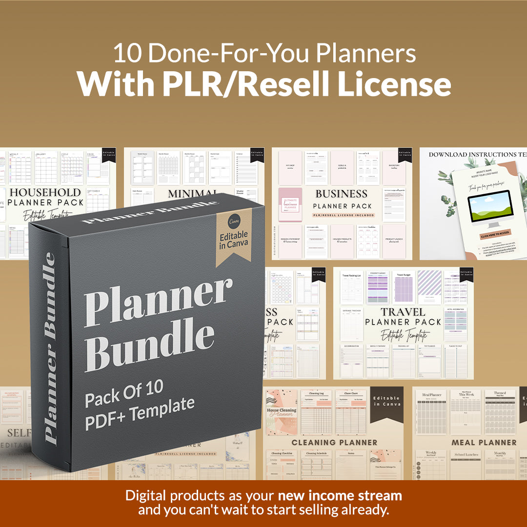 PLR Planner Bundle