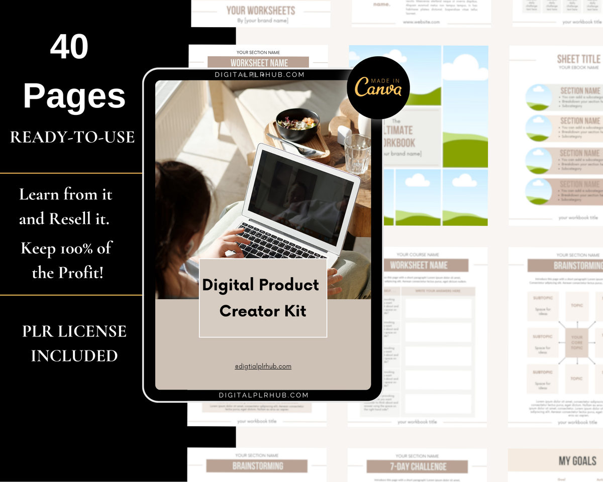 Faceless Starter Pack – Digital PLR Hub
