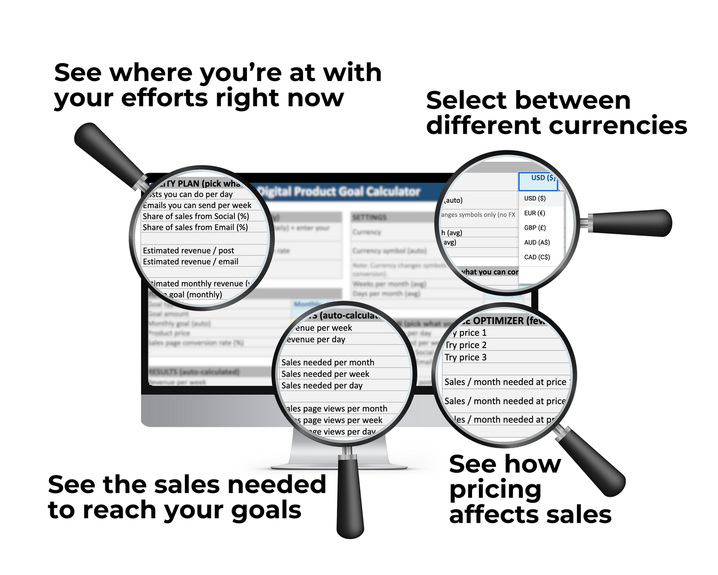 Digital Product Income Calculator