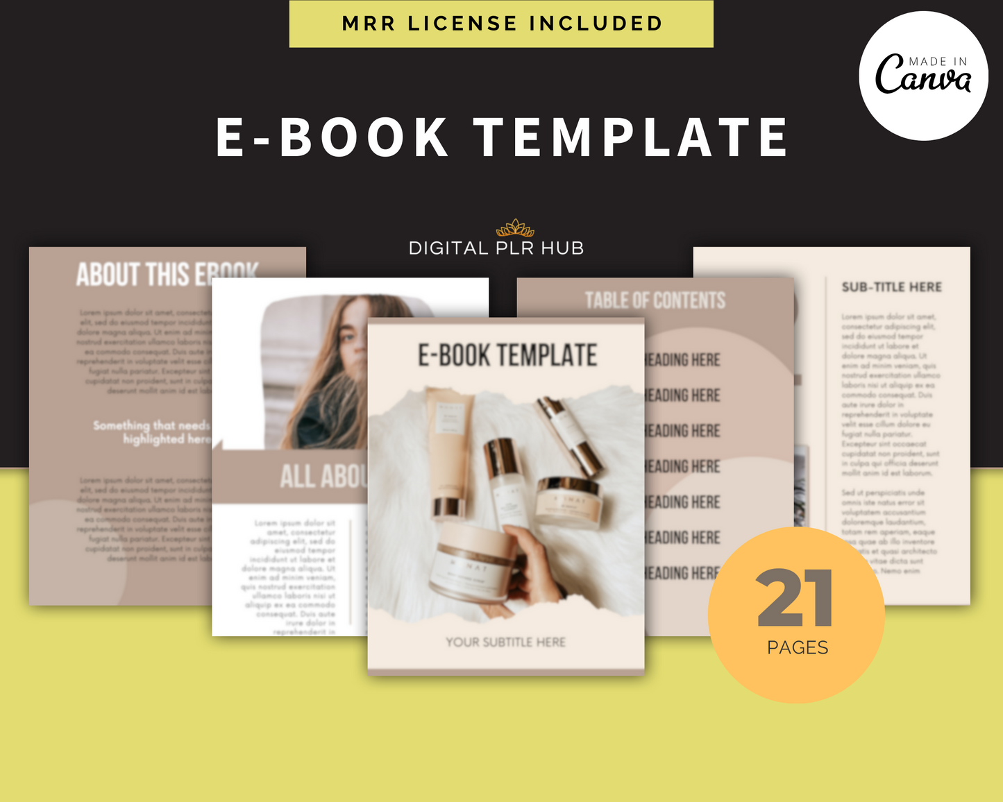 EBook & Workbook Templates MRR Bundle
