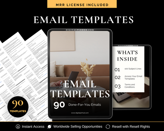 90 Email Templates MRR