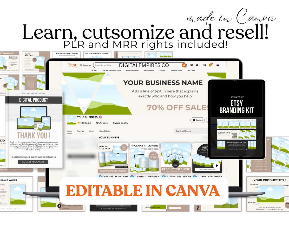 Etsy Marketing Kit