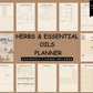 Herbs & Essential Oils Planner