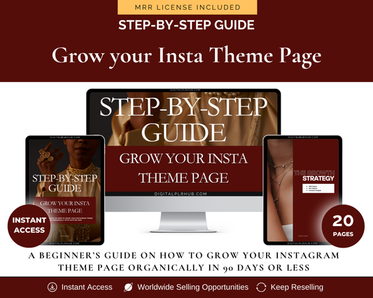 Grow your Insta Theme Page Guide