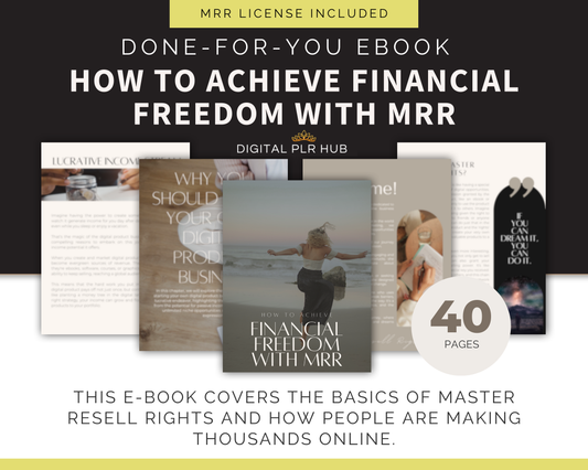 eBook: How To Achieve Financial Freedom with MRR (MRR)