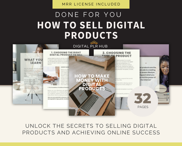 eBook: How to Sell Digital Products (MRR) – Digital PLR Hub