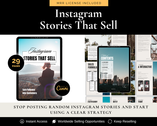 Instagram Stories that sell