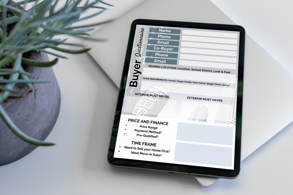 Real Estate Seller Questionnaire Template – Digital PLR Hub