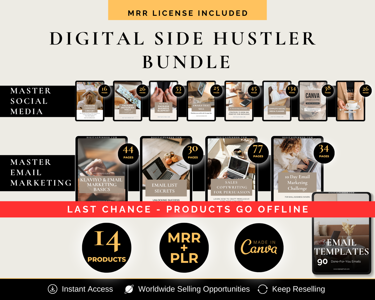 LAST CHANCE - Digital Side Hustler Bundle