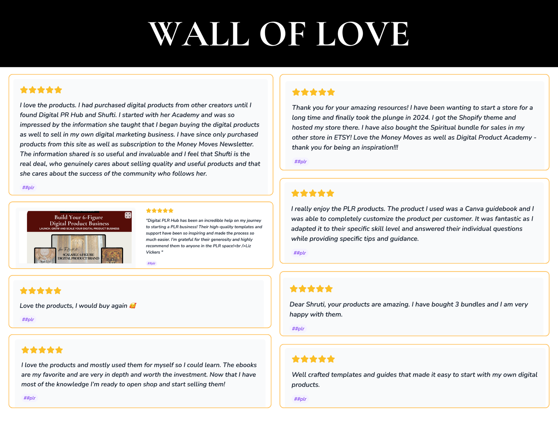 Real customer reviews for Digital PLR Hub products. Read success stories from satisfied users.