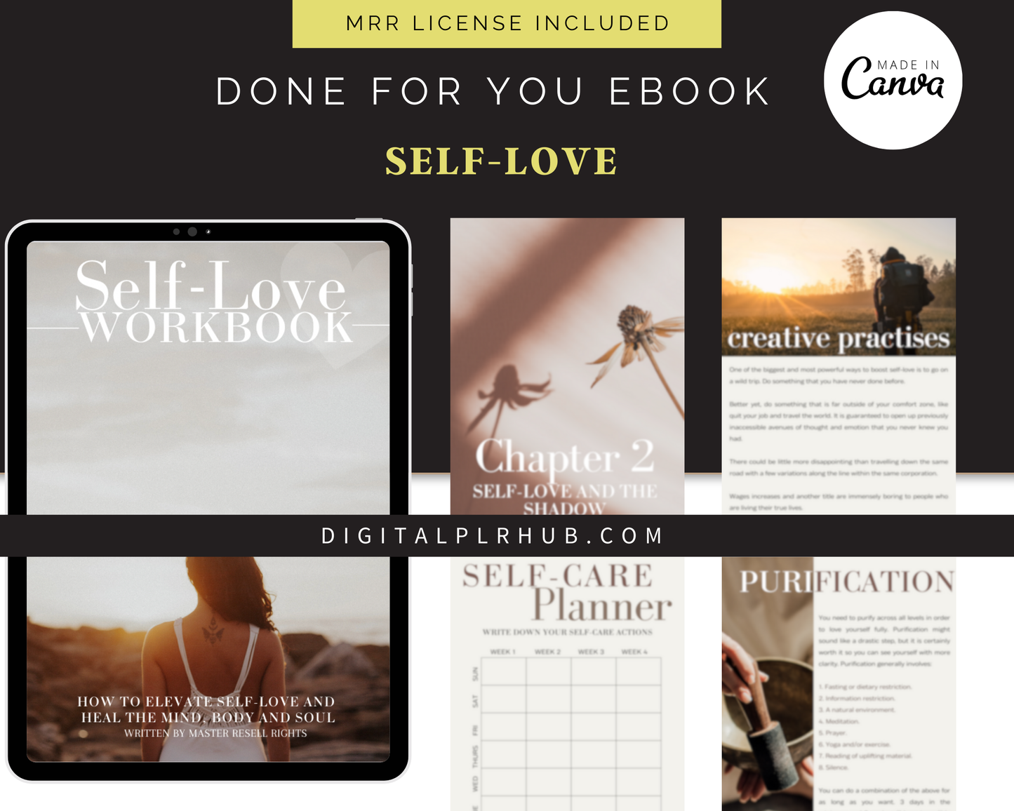 eBook: Self-Love Unleashed + Workbook (MRR)