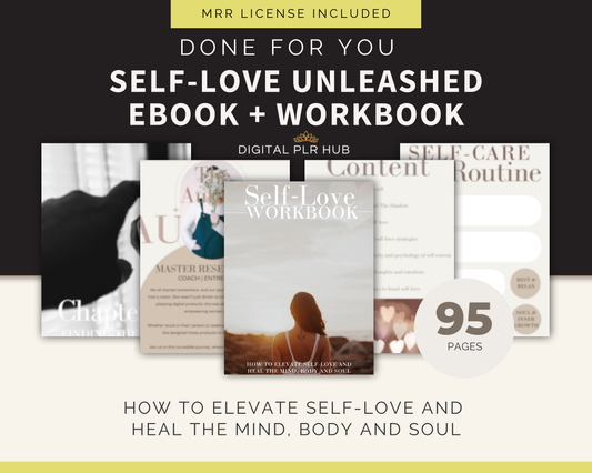 eBook: Self-Love Unleashed + Workbook (MRR)