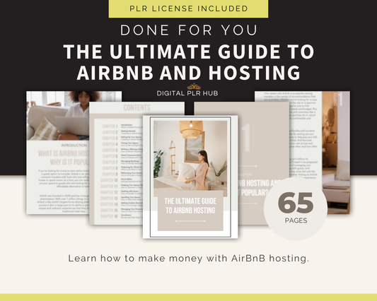 PLR The Ultimate Guide to Airbnb and Hosting