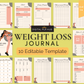 Weight Loss Journal & Planner