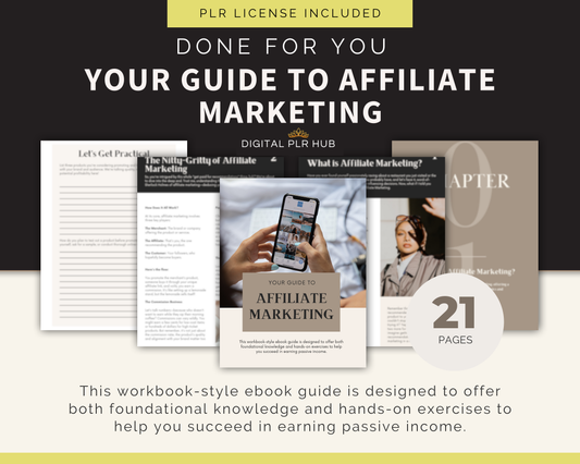 PLR Your Guide To Affiliate Marketing