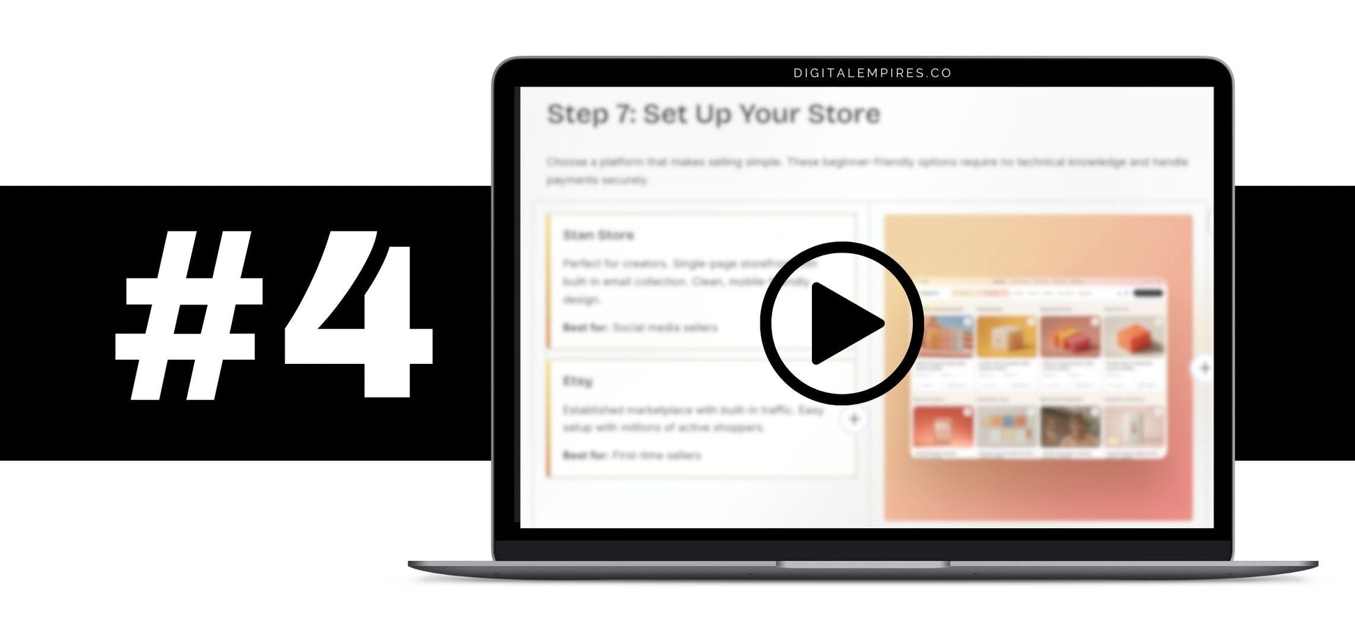 How to set up a digital product store for beginners using simple platforms without a website or technical skills
