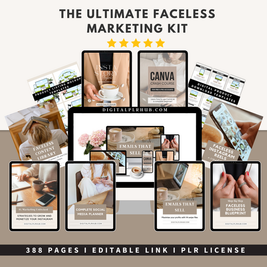 Faceless Marketing Kit