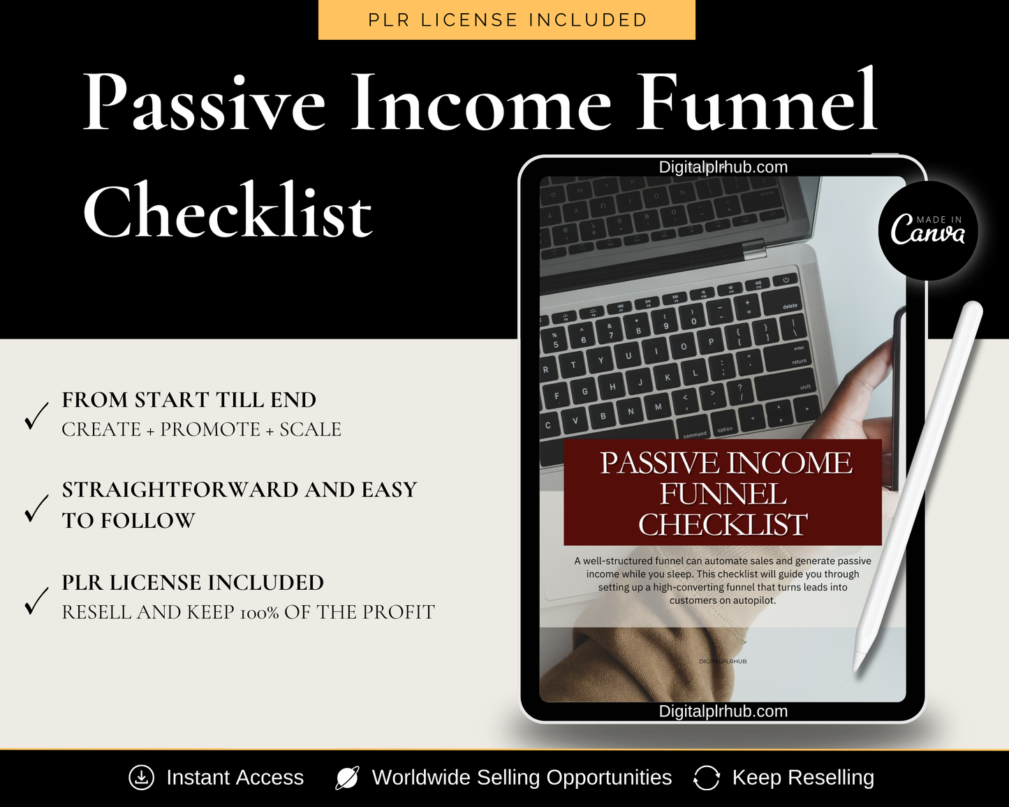 5-star reviews and testimonials for the Passive Income Funnel Checklist. Real customer feedback on how this checklist helped them build profitable sales funnels for digital products.