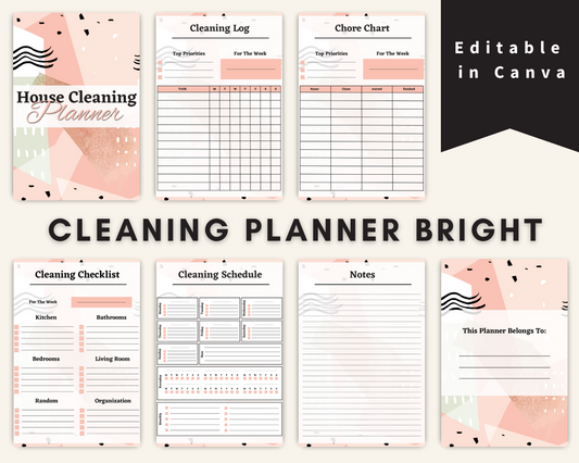 Cleaning Planner Bright
