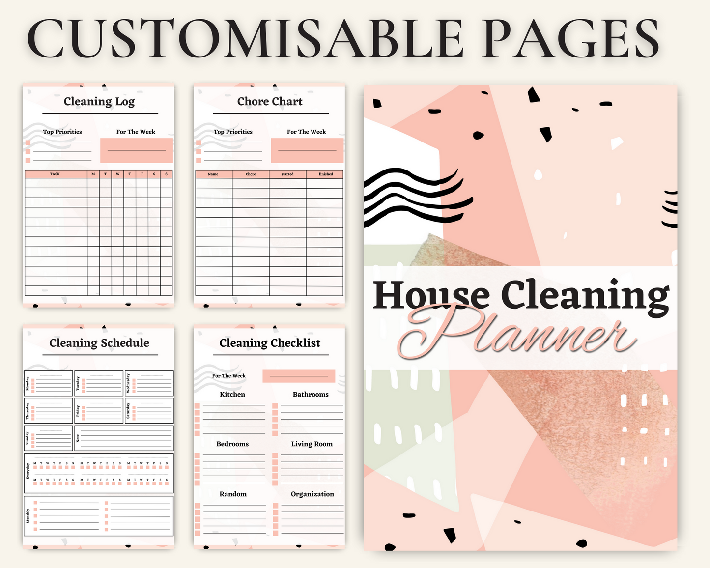 Cleaning Planner Bright