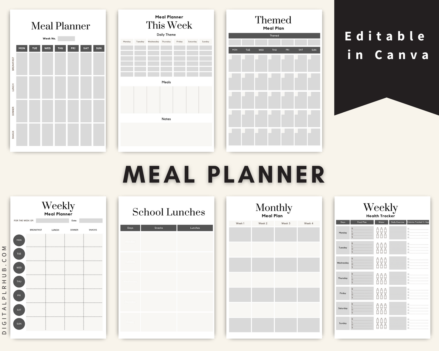 Meal Planner Simple – Digital PLR Hub